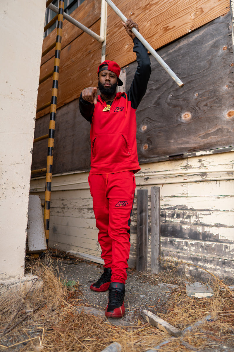 Red Lv.4 Tracksuit – L3V3L UP Apparel